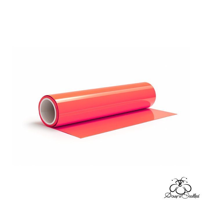 Poli-Flex Turbo - Heat Transfer Vinyl - Flame Red (25cm x1m)