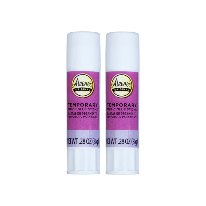 Aleene's - Temporary Fabric Glue Sticks 2/Pkg-.28oz