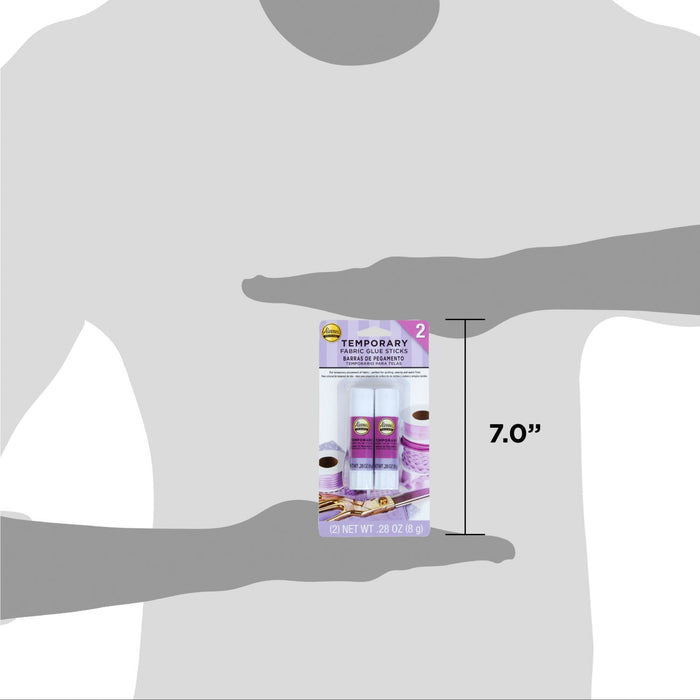 Aleene's - Temporary Fabric Glue Sticks 2/Pkg-.28oz