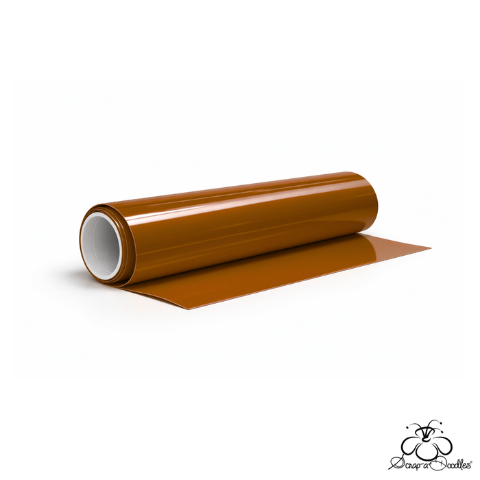 Poli-Flex Turbo - (Stretch) Sport, Heat Transfer Vinyl - Bright Copper (Jewel Shimmer Finish)25cmx1m