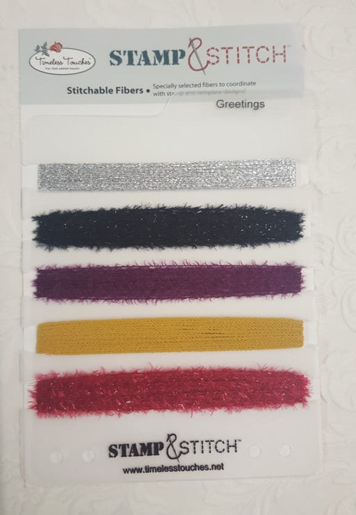 Timeless Touches - Stitchable Fibers - Greetings
