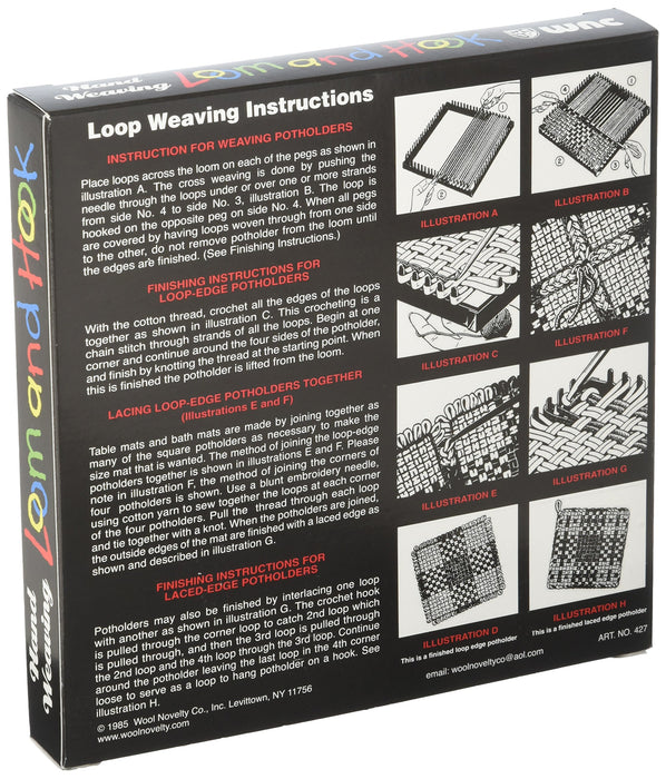 Hand Weaving Loom and Hook