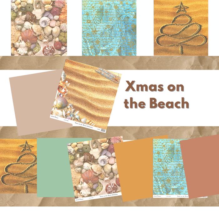 Leah-Donna - 12" x 12" Paper Pack Collection - Christmas on the Beach Kit