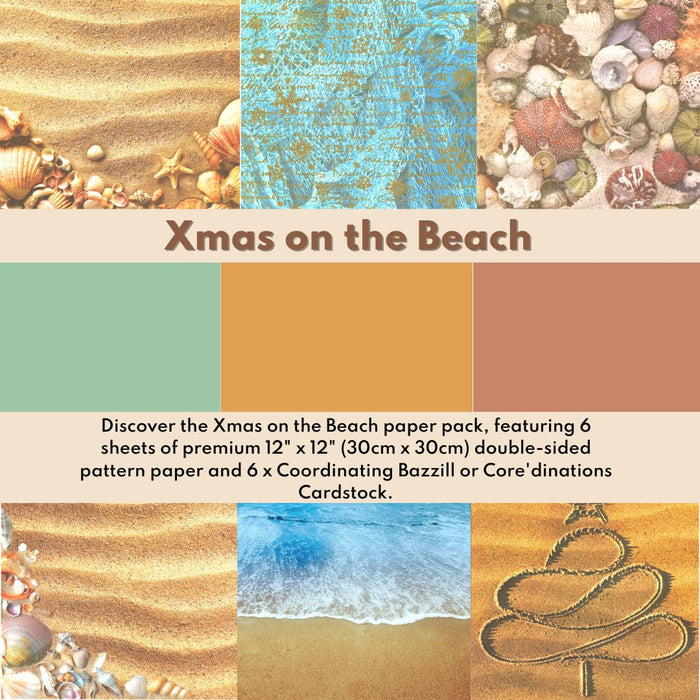 Leah-Donna - 12" x 12" Paper Pack Collection - Christmas on the Beach Kit