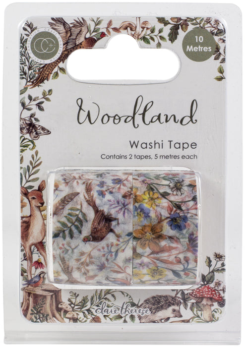 Craft Consortium Washi Tape 2/Pkg-Woodland