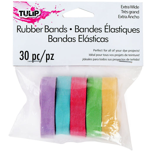 Tulip Extra Wide Rubber Bands 30/Pkg-