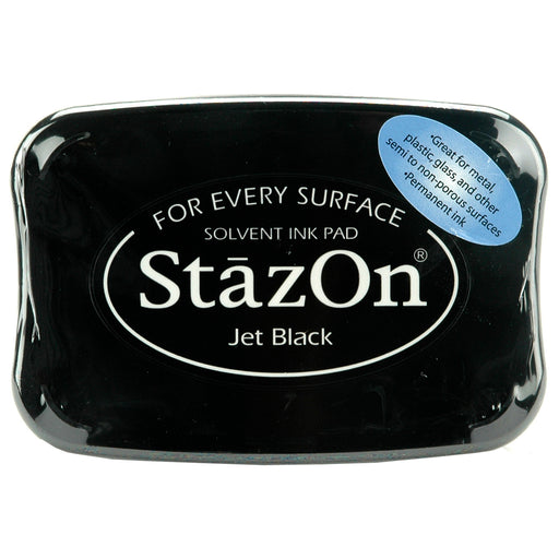 StazOn Solvent Ink Pad-Jet Black