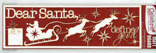 Celebr8 - Embellishments - Matt Board - Dear Santa