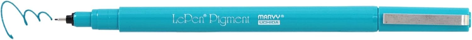 Uchida Le Pen Pigmented Pen 0.3mm Fine Tip Open Stock - Teal