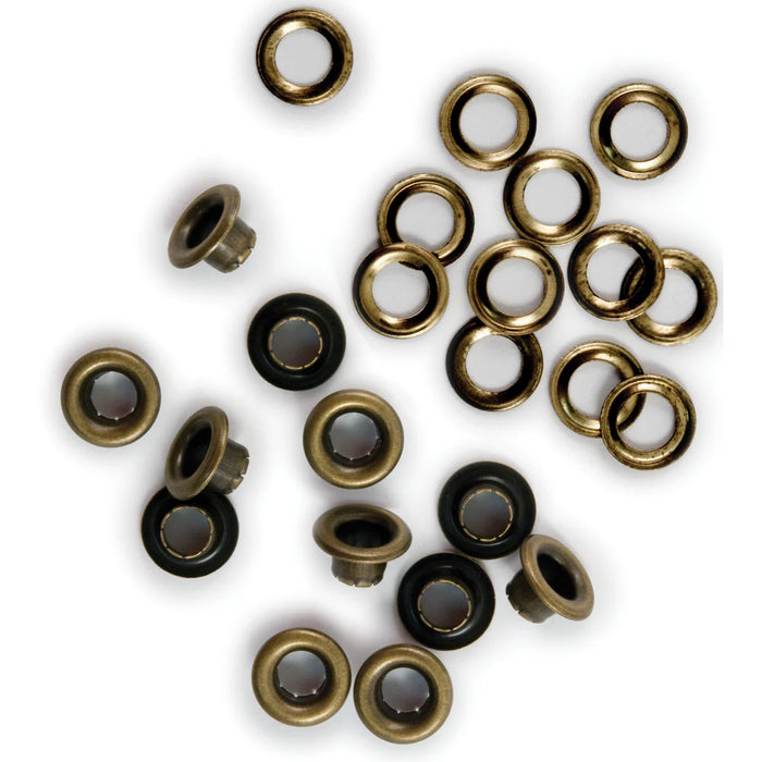 American Crafts - Mini Eyelets 48/Pkg - Gold