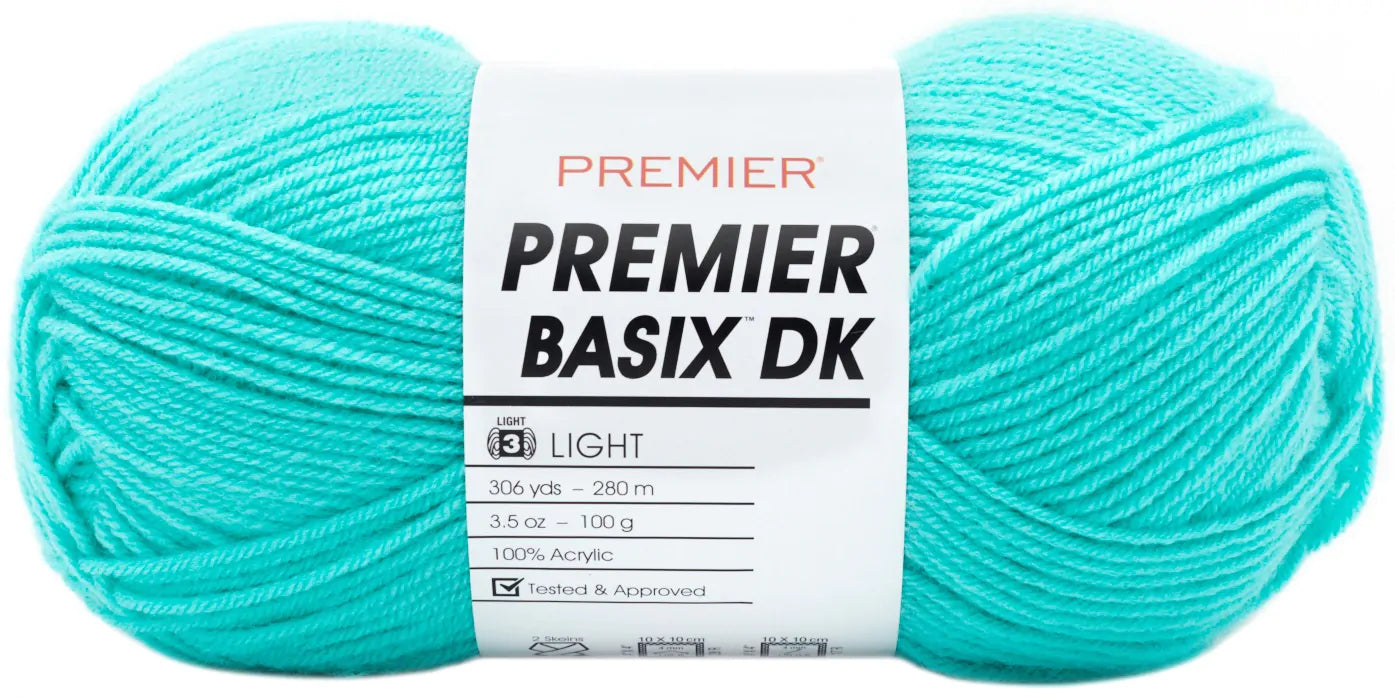 Premier Yarns Basix DK Yarn-Turquoise