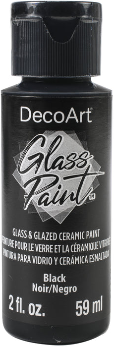 DecoArt Glass Paint 2oz-Black