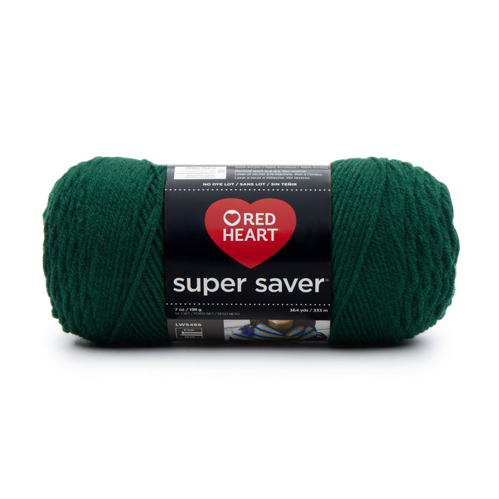 Red Heart Super Saver Yarn - Hunter Green