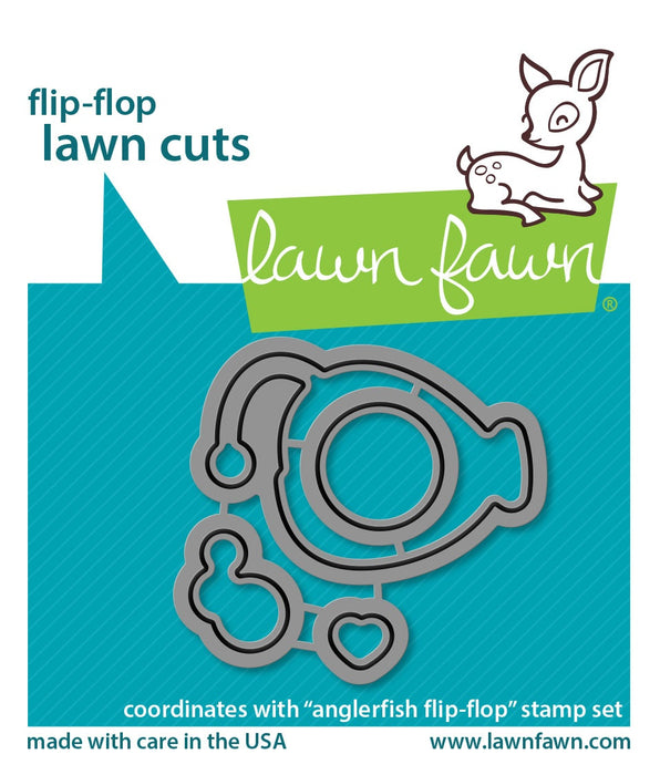 Lawn Cuts Custom Craft Die-Anglerfish Flip Flop 4/Pkg