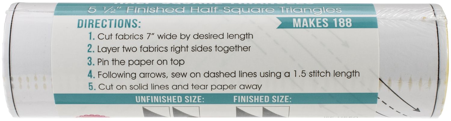 It's Sew Emma Half-Square Triangles On A Roll - 50' 5.50" Finished Size