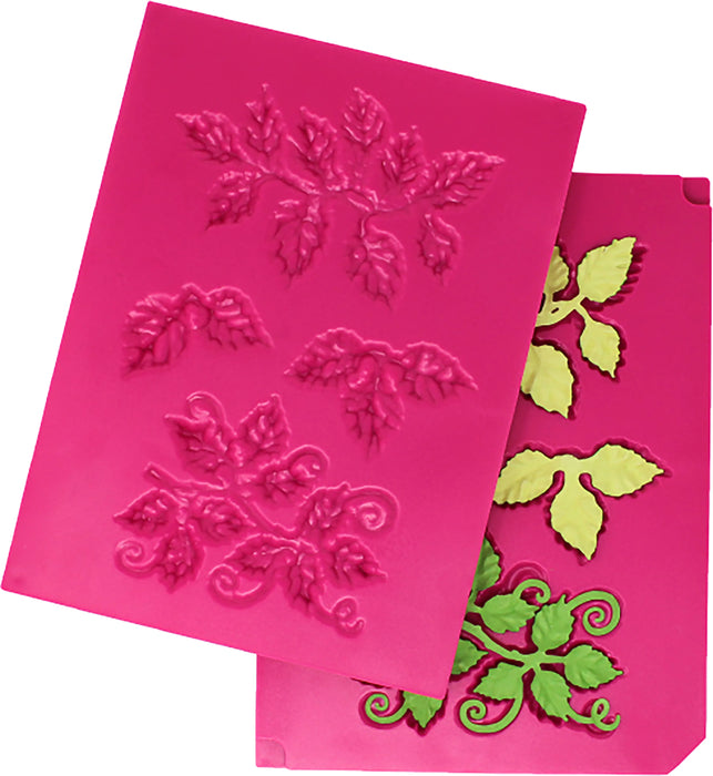 Heartfelt Creations Shaping Mold-3D Leafy Accents