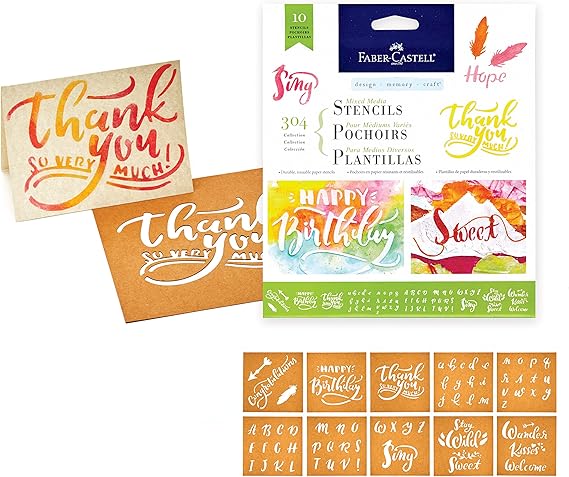 Faber-Castell - Stencils - 304 Collection 10pcs