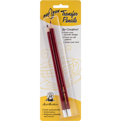 Aunt Martha's Hot Iron Transfer Pencils 2/Pkg-