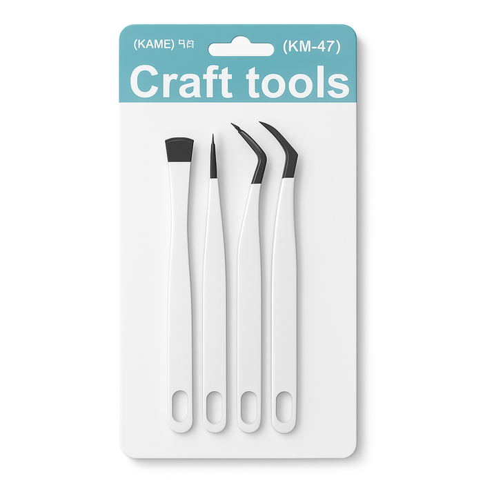 Kamei - Craft Tools Set Tweezer and Clips
