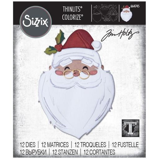 Sizzix - Thinlits Die Set 12PK - Santa's Wish - Colorize by Tim Holtz