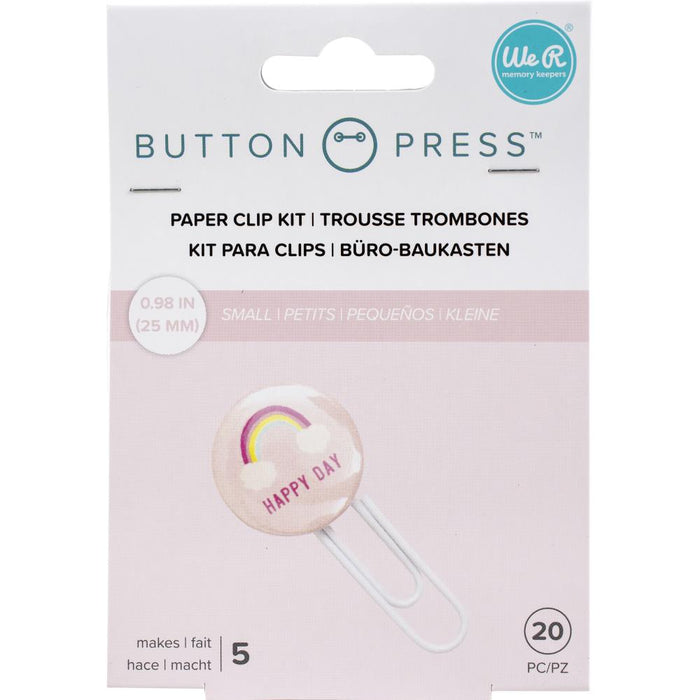 We R Memory Keepers - Button Press - Paper Clip Backers - Makes 5