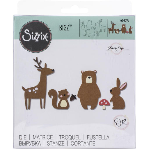 Sizzix - Bigz Die - Forest Friends