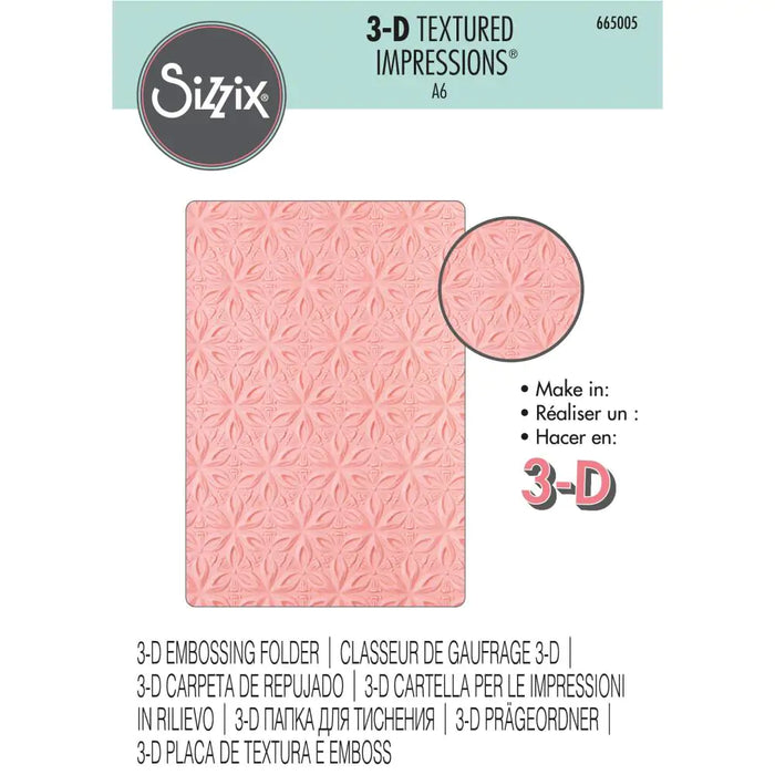 Sizzix - 3D Textured Impressions - Geometric Flowers