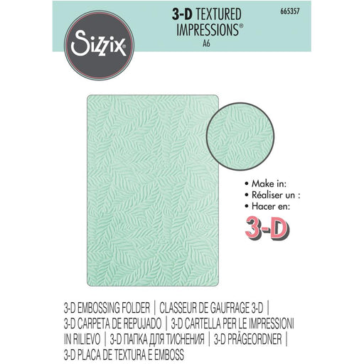 Sizzix - 3D Textured Impressions - Leaf Pattern