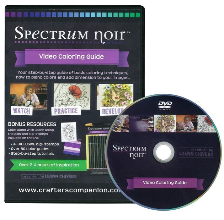 Crafter's Companion - Spectrum Noir - DVD - Video Colouring Guide