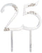 Wilton - Anniversary Pick - 25th - Silver