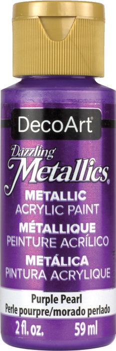 DecoArt Dazzling Metallics Acrylic Paint 2oz-Purple Pearl