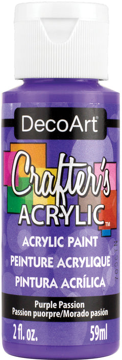 DecoArt Crafter's Acrylic All-Purpose Paint 2oz-Purple Passion