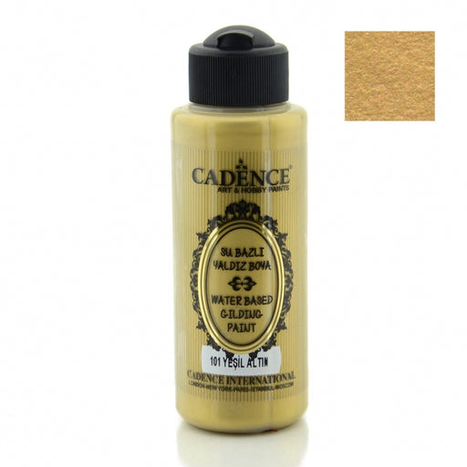 Cadence - Gilders Paint - Metallic Green Gold - 70ml