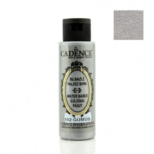 Cadence - Gilders Paint - Metallic Silver - 70ml