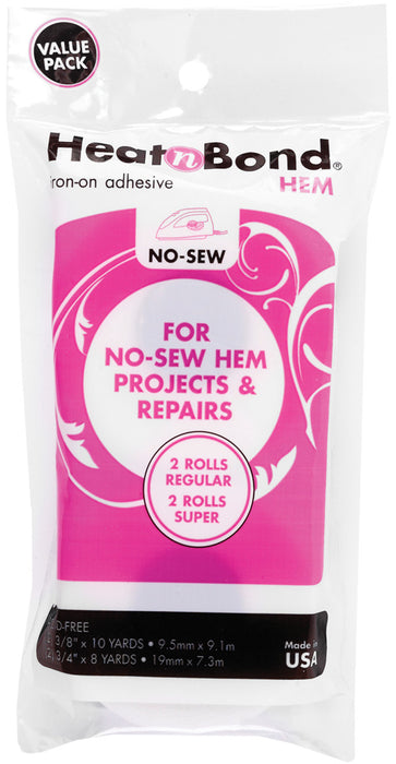 Thermoweb - HeatnBond Hem Iron-On Adhesive-4/Pkg