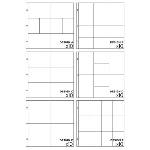 Project Life Photo Pocket Pages 60/Pkg Big Variety Pack 1