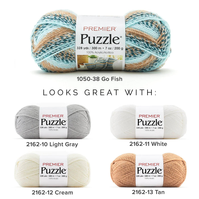 Premier Puzzle Cotton Yarn - Go Fish