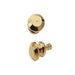 Houseworks - Dollhouse Hardware - Gold Plated Brass Knob - 1 Inch Scale