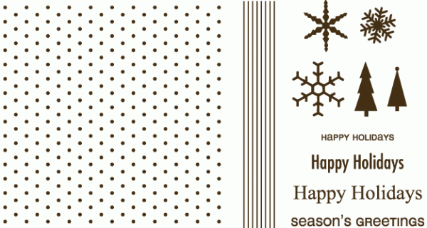 We R Memory Keepers - Letterpress Printing Plates - Holiday