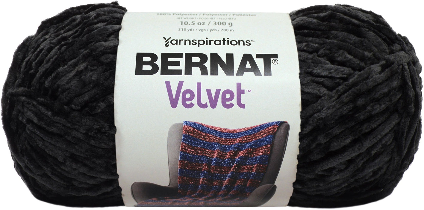 Bernat Velvet Plus Yarn-Blackbird