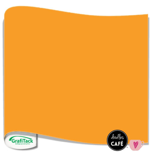 Grafitack - Vinyl Sheet GLOSS - Pastel Orange (0.5m x 30cm)