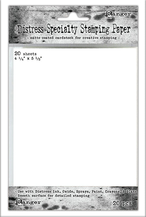 Ranger - Tim Holtz - Distress Speciality Stamping Paper (20sheets)