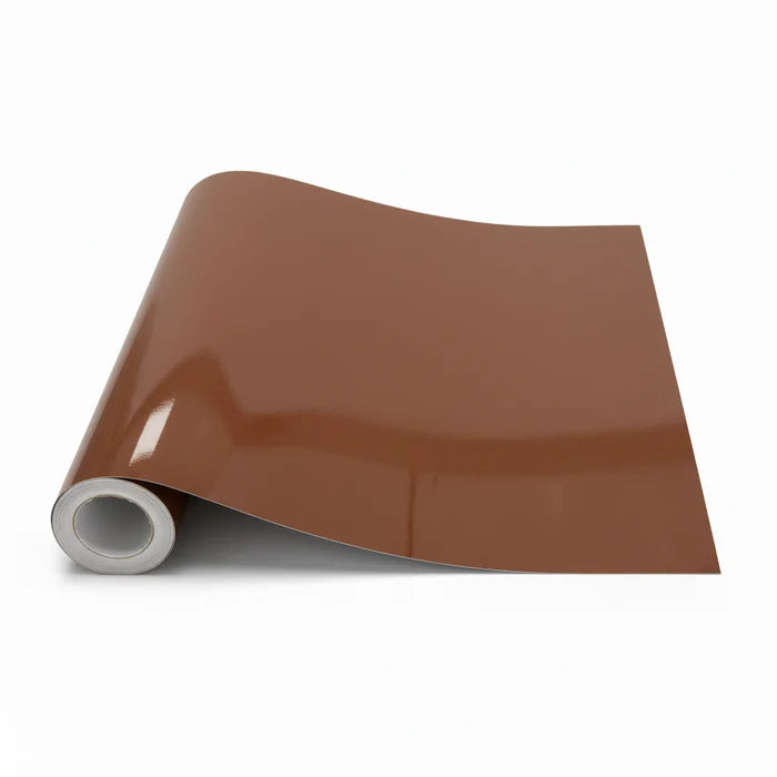 Grafitack - Glossy Permanent Vinyl - Brown - 30cm x 1.2M
