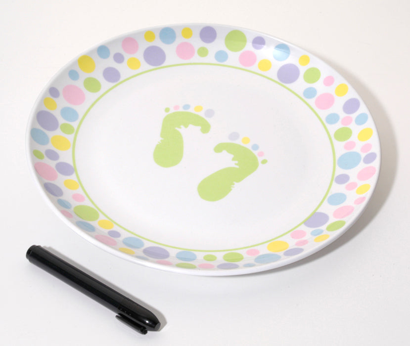 Darice - Gender Neutral Baby Shower Signature Plate