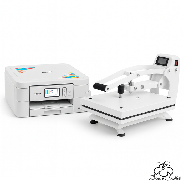 Brother SP-1 Sublimation Printer plus Semi-Auto Pro High Pressure - Heat Press Machine Bundle