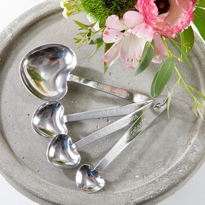 Kate Aspen - Heart Shaped Measuring Spoons - Love Beyond Measure