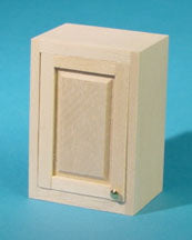 Houseworks - DOLLHOUSE-TOY - Wood 1 1/2" Upper Kitchen Cabinet - Unfinished - 1 Inch Scale