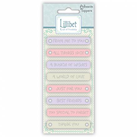 Trimcraft - Adhesive Toppers - Lillibet - Pink