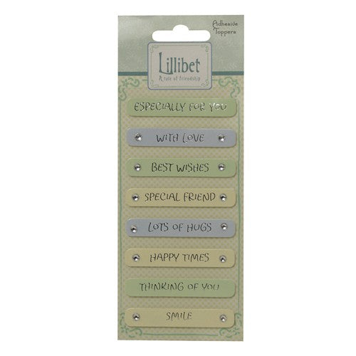 Trimcraft - Adhesive Toppers - Lillibet - Blue
