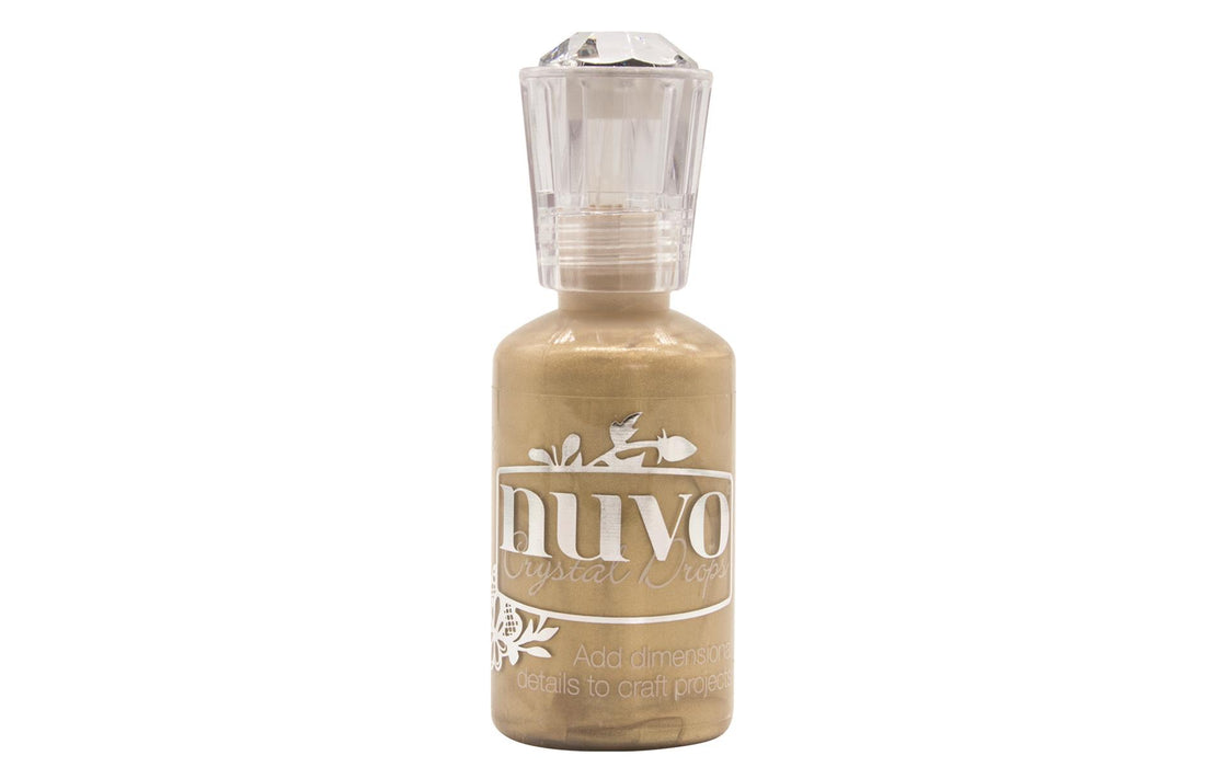 Nuvo Crystal Drops 1.1oz-Gloss- Mustard Gold